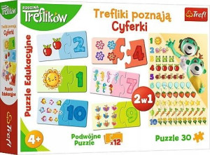 Trefliki Poznają Cyferki 15554 Trefl