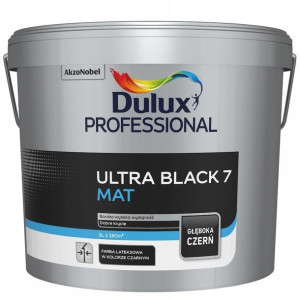 Dulux Professional Ultra Black 7 Farba Czarna 9L