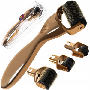 Derma Roller 3w1 Zestaw 3 Wałki Ciało Twarz Oczy
