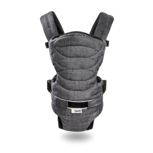 HAUCK 2 WAY CARRIER Nosidełko dla dzieci 0m+ do 9kg - MELANGE CHARCOAL