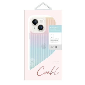 Etui UNIQ Coehl Linear Apple iPhone 14 opalowy/iridescent