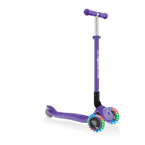 Hulajnoga 3-kołowa Globber Primo Foldable Plus Lights Violet 439-103