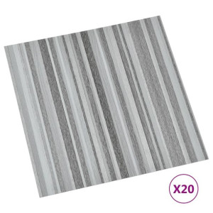 Samoprzylepne Panele Podłogowe Winylowe Pvc 1,5mm, 1,86 M², Szare