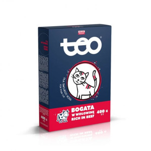 Karma sucha dla kota TEO bogata w wołowinę 400 g
