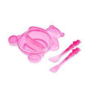 Canpol Miseczka Ze Sztućcami 140ml Miś 6m+