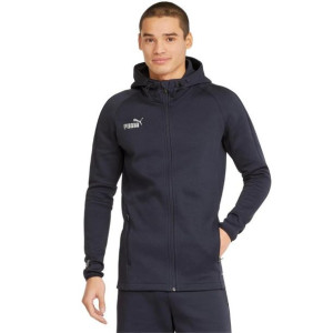 Bluza męska puma teamfinal casuals hooded granatowa 657383 06