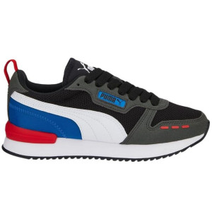 Buty dla dzieci puma r78 jr czarno-szaro-niebieskie 373616 29