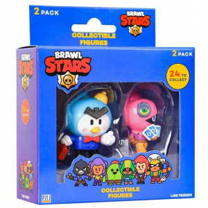 Brawl Stars: komplet dwóch figurek (Pan P i Tara)