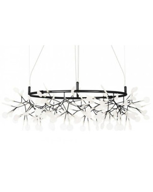 Lampa Wisząca FLORA 125 LED Metal Czarna