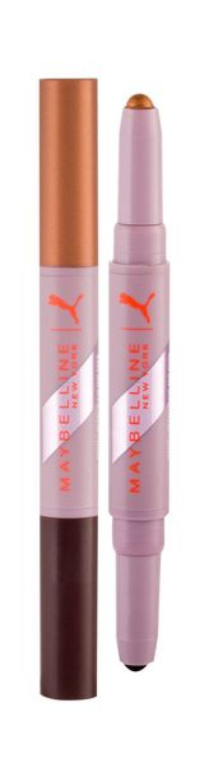 Maybelline Puma X Maybelline Matte   Metallic Eye Duo Stick Cienie do powie