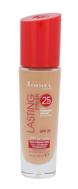Rimmel London Lasting Finish 25hr SPF20 Podkład 30ml 200 Soft Beige