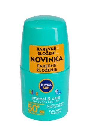 Nivea Sun Kids Protect & Care Coloured Roll-On SPF50  Preparat do opalania