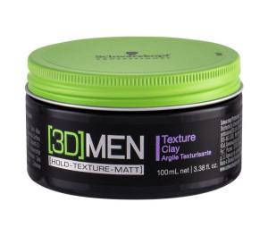 Schwarzkopf 3DMEN Texture Clay Stylizacja włosów 100ml