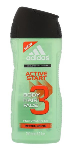 Adidas Active Start 3in1 Żel pod prysznic 250ml