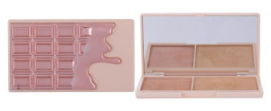 Makeup Revolution London I Heart Makeup Chocolate Duo Palette Rozświetlacz