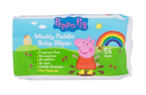 Peppa Pig Peppa Baby Wipes Chusteczki oczyszczające 56szt