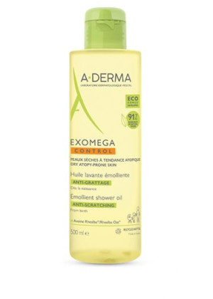 A-Derma Exomega Control Emollient Shower Oil Olejek pod prysznic 500ml