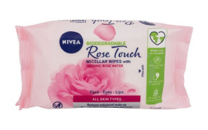 Nivea Rose Touch Micellar Wipes With Organic Rose Water Chusteczki oczyszcz