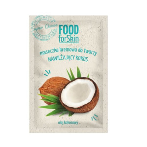 Food For Skin maseczka kremowa do twarzy Nawilżający Kokos 6ml