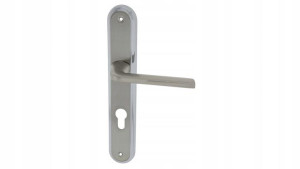 Klamka Focus Wkład Nikel Chrom 72mm Długi Szyld