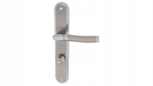 Klamka Torino Wc Nikiel Chrom 72mm Długi Szyld
