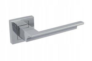 Klamka Xara Rozeta Kwadratowa Chrom