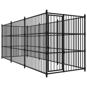 Kojec zewnętrzny dla psa, 450 x 150 x 185 cm