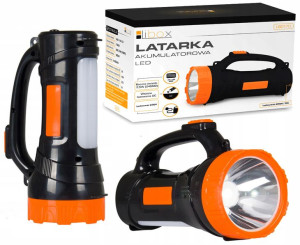 Latarka Szperacz Ładowalna Led 230v Akumulatorowa Duża