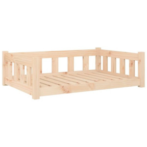 Legowisko dla psa, 95,5x65,5x28 cm, lite drewno sosnowe
