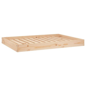Legowisko dla psa, 101,5x74x9 cm, lite drewno sosnowe