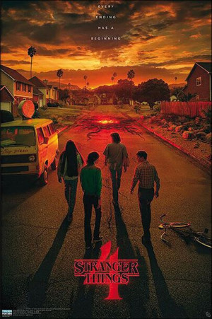 Stranger Things 4 California - plakat 61x91,5 cm