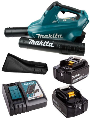 Dmuchawa akumulatorowa 2x18V Makita DUB362 + 2x3Ah