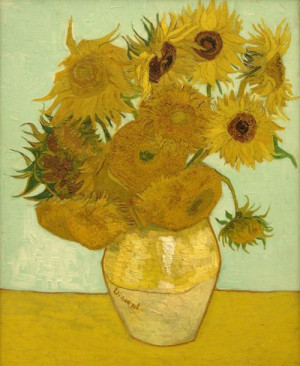 Słoneczniki Van Gogh - plakat 21x29,7 cm