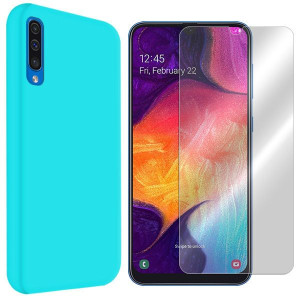 Etui Do Samsung Galaxy A50 Sm-a505 Velvet + Szkło