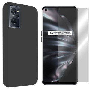 Etui Do Realme 9i Pokrowiec Obudowa Velvet + Szkło
