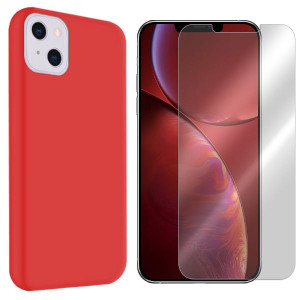 Etui Do Iphone 13 Pokrowiec Case Velvet + Szkło 9h
