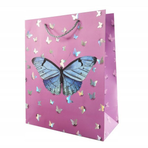 Torba Prezentowa Motylek 26x32cm Różne Kolory