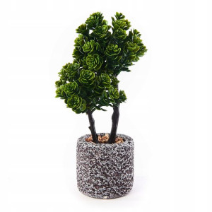 Krzew Ozdobny Sztuczna Roślina 28cm Różne Wzory