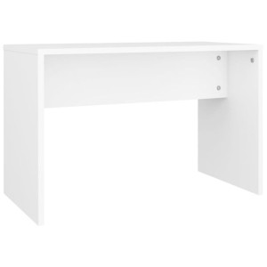 Stołek do toaletki, biały, 70x35x45 cm, materiał drewnopochodny