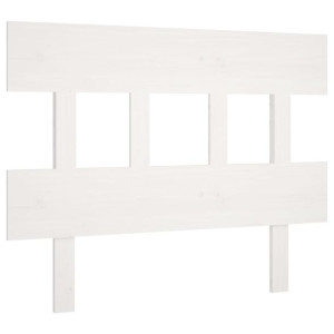 Wezgłowie łóżka, białe, 78,5x3x81 cm, lite drewno sosnowe