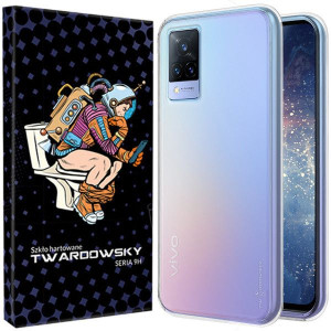 Etui Do Vivo V21 5g Case Twardowsky Less +szkło 9h
