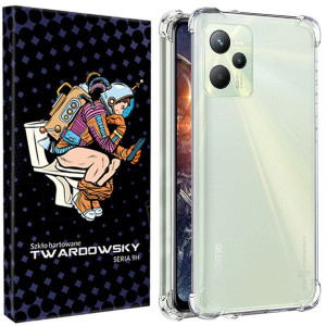 Etui Do Realme C35 Case Twardowsky Air + Szkło 9h