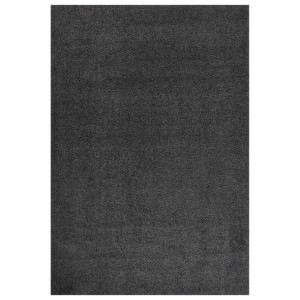 Dywan shaggy z wysokim włosiem, antracytowy, 160x230 cm