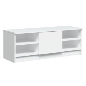 Szafka pod telewizor, biała, 102x35,5x36,5 cm