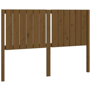 Wezgłowie łóżka, miodowy brąz, 140,5x4x100 cm, drewno sosnowe