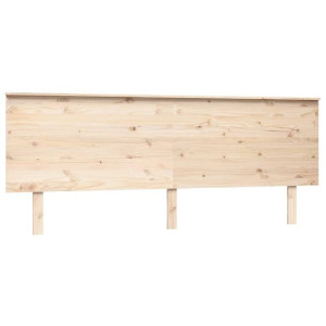 Wezgłowie łóżka, 204x6x82,5 cm, lite drewno sosnowe