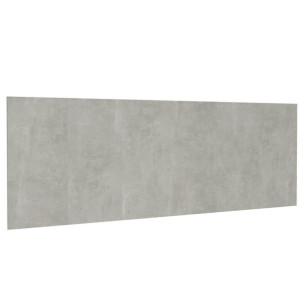 Zagłówek łóżka, ścienny, szarość betonu, 240x1,5x80 cm