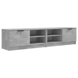Szafki pod telewizor, 2 szt., szarość betonu, 80x35x36,5 cm