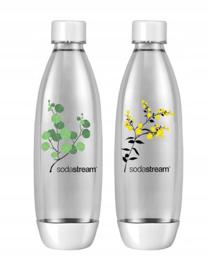 Zestaw butelek SodaStream Fuse Plants 2x1L Białe