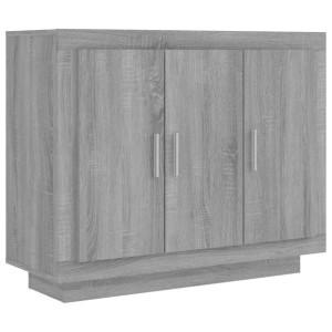 Szafka, szary dąb sonoma, 92x35x75 cm, materiał drewnopochodny